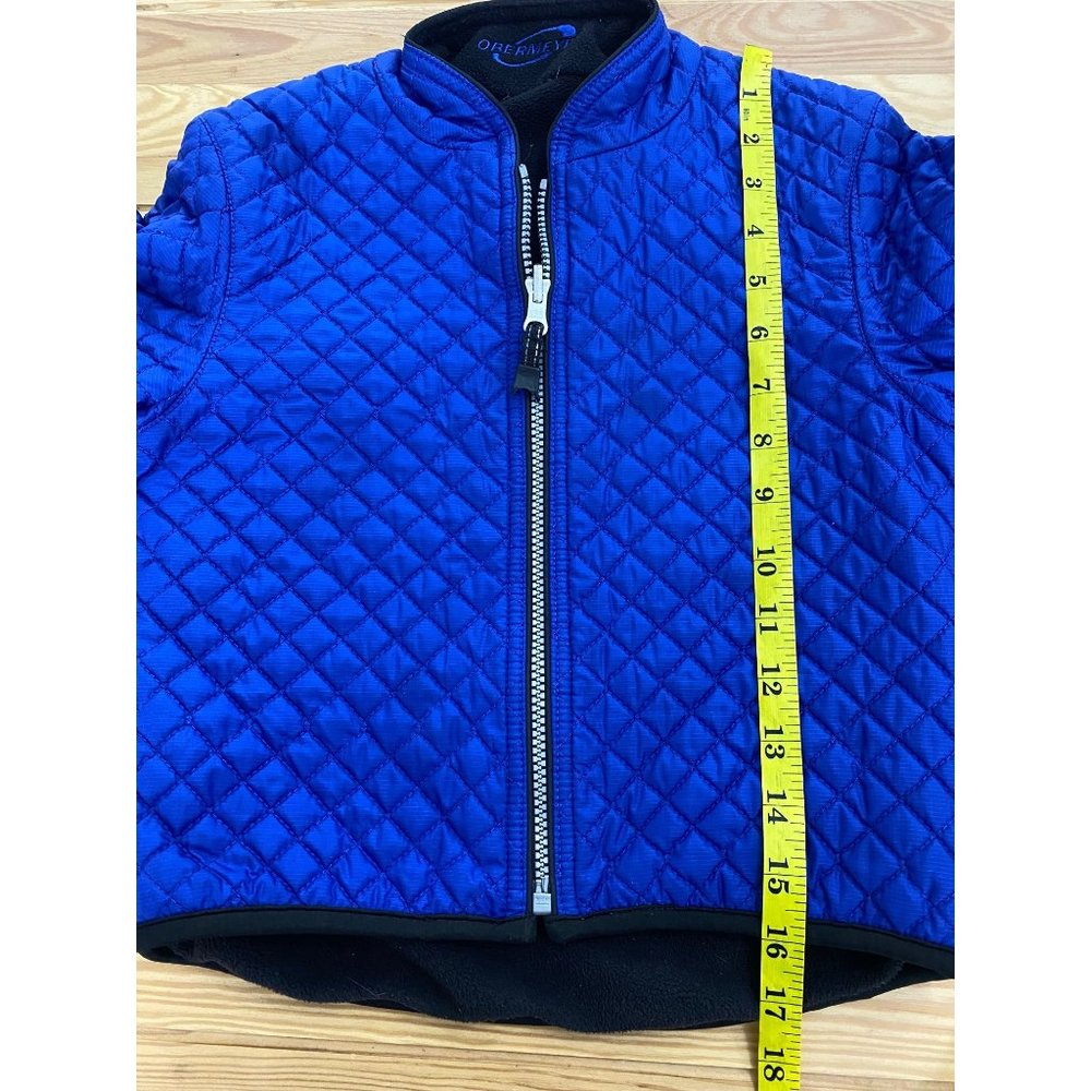 Obermeyer Quilted Puffer Jacket Reversable Size 2T? Vintage Insulated Blue Black - Picture 9 of 13